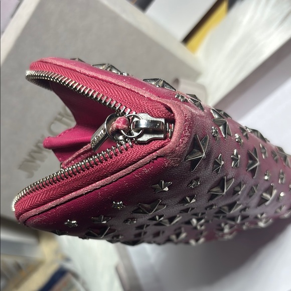 FULL INCLUSION-Jimmy Choo Red Star-Embellished Wallet - Picture 2 of 16